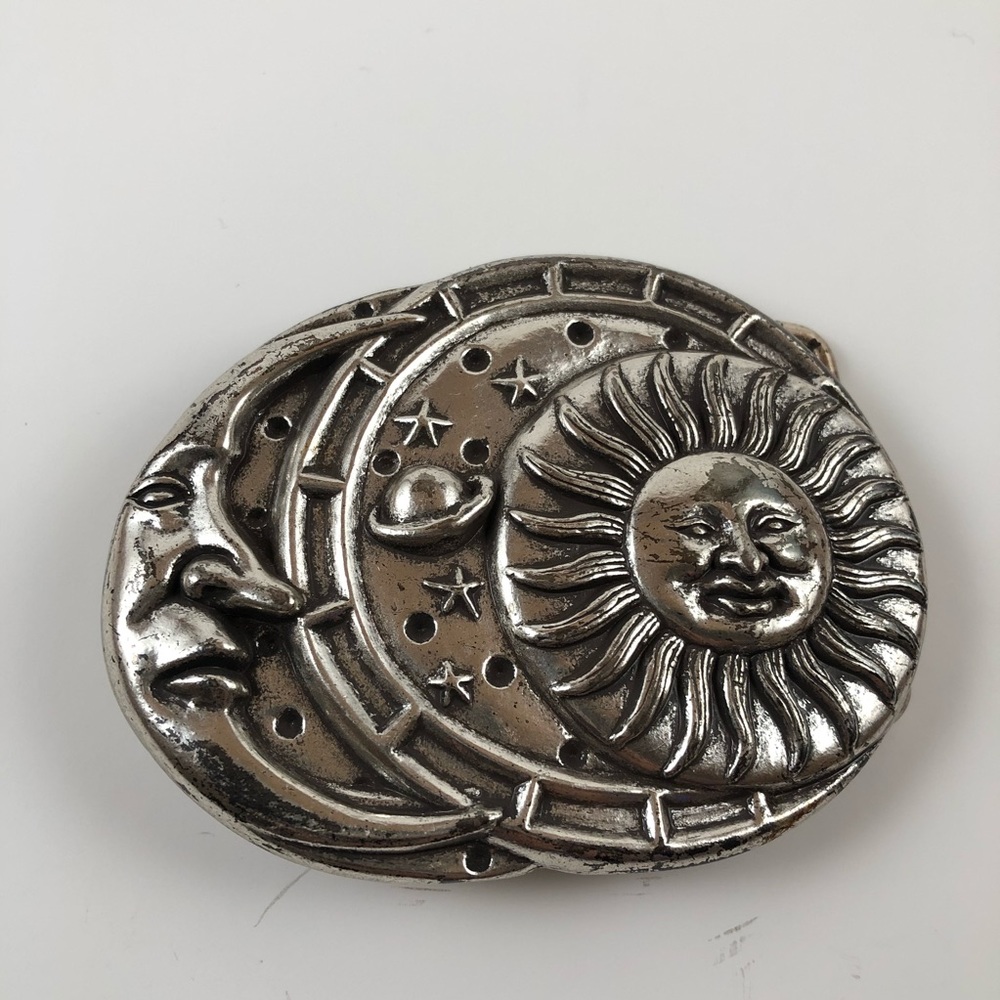 Moon & Star Belt Buckle